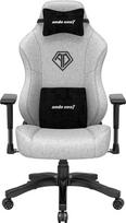 Žaidimų fotelis Anda Seat Phantom 3 L audeklinis Grey su pasukimu | AD18Y-06-G-F | 6972417132169