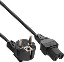 Maitinimo laidas InLine 25 vnt. Didmeninė pakuotė ® Maitinimo laidas Tipas F vokiečių kampuotas į C15 tiesus 2m Black | B-16810D | 4043718316335