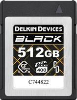 Delkin CFexpress 4.0 BLACK | Tipas B | R3600/W3200 (VPG400) 512GB | DCB4BV4512 | 814373025597