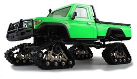 Amewi RC automodelis Amxrock Rcx8Pt mastelis 1:8 vikšrinis pikapas RTR žalias šepetėlinis 2,4 GHz | 22473 | 4260631428390