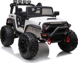 LeanToys Elektrinis automobilis Jeep JC666 White | 6511-uniw | 5908275994435