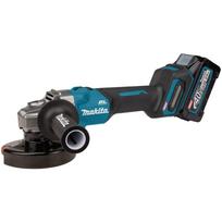 Makita akumuliatorinis kampinis šlifuoklis GA008GM201 XGT, 40 Volt (blue/black, 2x Li-Ion XGT akumuliatorius 4,0Ah, MAKPAC Gr.4) | GA008GM201 | 0088381895156
