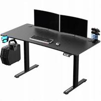 ULTRADESK Žaidėjo darbo stalas LEVEL V2, 140x68cm, 72-117cm, elektriškai reguliuojamas, be pelės kilimėlio | UDESK-LVA-BLANK | 5904238812167