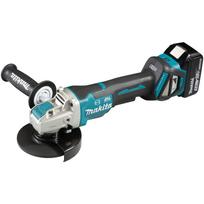 Makita X-LOCK bevielis kampinis šlifuoklis DGA519RTJ, 18 Volt (blue/black, 2x Li-Ion akumuliatorius 5,0Ah) | DGA519RTJ | 0088381893497