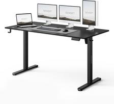 Rašomasis stalas SENSE7 NOJO LIGHT Black 140 cmx70 cm | 5902659847966 | 5902659847966