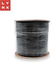 LYNX FTP kabelis Cat6, PE (Fca), pilnai varinis, lauko, Black, dėžė 305m | LX-SLD-FTP6-PE-BK | 8591205721170