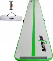 Master pripučiamas gimnastikos čiužinys MAS-B874-G 600 cm x 100 cm x 10 cm Green | MAS-B874-green | 8592833008336