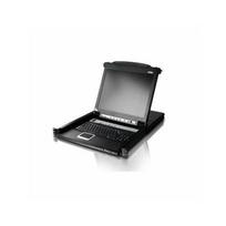 KVM LCD jungiklis ATEN CL5708M 43 cm, USB-PS/2, VGA, 8 prievadai, britų išdėstymo | 14.01.6241 | 4710469345128
