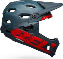 Bell pilnas veido šalmas BELL SUPER DH MIPS SPHERICAL matte blue crimson dydis L (59-63 cm) (NEW) | BEL-7127503 | 768686382857