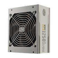 Cooler Master MPE-C501-AFCAG-3GEU MWE Gold 1250 V2 White ATX3.0 maitinimo blokas 1250W 90% 140mm 3x PCIe 6+2 | MPE-C501-AFCAG-3GEU | 4719512132999