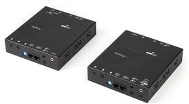 Perjungiklis StarTech .com HDMI uber IP plėtiklio rinkinys – vaizdo perdavimas per IP plėstuvas su vaizdo sienos palaikymu – HDMI plėstuvas / prailginimas – 4K – vaizdo, garso, infraraudonųjų spindulių ir serijinis prailginimas – 1GbE – iki 100 m – s | ST12MHDLAN4K | 065030868372
