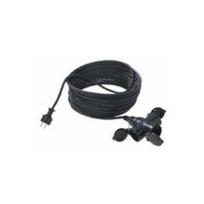 BACHMANN 3G1,5mm2 juodas pratęsimo laidas, 25m, H07RN-F guma/neoprenas, 3 kontaktų | 19.07.0564 | 4016514000838