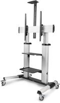 StarTech 1110C-MOBILE-TV-CART statīvs televizoriem 2,54 m (100") Black, Silver | 1110C-MOBILE-TV-CART | 0065030906302