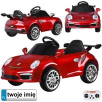 Jokomisiada Raudonas elektrinis akumuliatorinis automobilis Porsche RUF CTR3 + pultas PA0327 EDUKAMP | PA0327 | 5905258537887