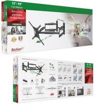 Sieninis televizoriaus laikiklis 13-90 colių 60 kg su pasukimu ir pakreipimu | BM466XP | 7290016783568