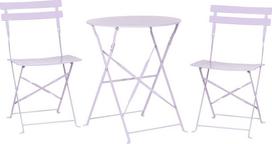 Beliani metalinis balkono baldų komplektas violetinis FIORI | 299216 Bel | 4251682270625