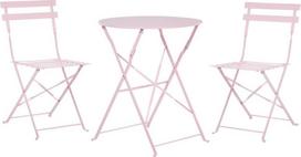 Beliani metalinis balkono baldų komplektas Pink FIORI! | 207267 Bel | 4251682238595