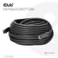 Club3D USB-C AOC-Kabel  8K/ 10Gbps/ 60W  15m           St/St | CAC-2580 | 8719214473662