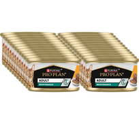 PRO PLAN Adult drėgnas vištienos paštetas Šlapias kačių ėdalas 24x85g