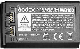 Godox WB100 baterija, skirta AD100pro kišeninei blykstei