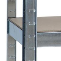 Sandėliavimo lentynų komplektas TITAN-5, 875 kg, 180x90x30 cm, 2 vnt.
