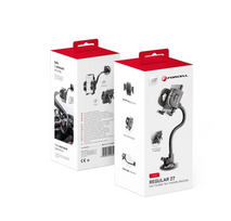 FORCELL F-GRIP Reguliarus 27 cm automobilių laikiklis prie automobilio lango / prietaisų skydelio / oro išleidimo angos juodas