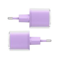 Acefast A53 PD 30W GaN USB-C įkroviklis su ekranu - purpurinis