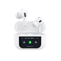 Dudao U19 belaidės TWS in-ear Bluetooth 5.3 ausinės su LED ekranu - balta