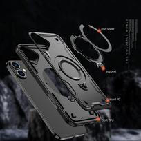 Hibridinė Armor Trendy dėklas su MagSafe iPhone 16 Plus - Juodas