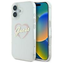 Guess IML širdies dėklas iPhone 16 plus - skaidrus