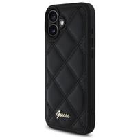 Guess naujas 4G trikampio dėklas iPhone 16 - juodas
