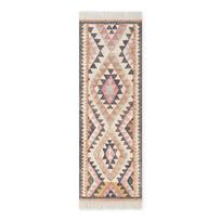 Rankų darbo pilkos spalvos iš džiuto kilimas 80x200 cm Roya Parsa – Elle Decoration