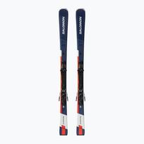 Kalnų slidės Salomon S/Max 6 XT + apkaustai M10 GW silver/legion blue met/fiery coral