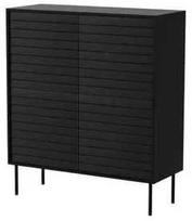 Cama Meble Cama 4D CORTINA komoda 102x40x118 juodas