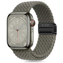 Tech-Protect Nylonmag dirželis Apple Watch 4 / 5 / 6 / 7 / 8 / 9 / SE / Ultra 1 / 2 (42 / 44 / 45 / 49 MM) - Žalias