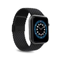Puro Loop nailono dirželis Apple Watch 38 / 40 / 41 mm - Juodas