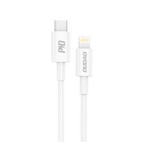 Dudao L6X USB-C - Lightning PD 20W 1m Kabelis - Baltas