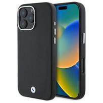 BMW ženklas pilnai aptrauktas metalinis MagSafe iPhone 16 Pro dėklas - Juodas
