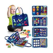HAHALAND Montessori užimtumo knyga Dinosaur (1-4 m. )