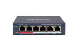 SWITCH POE DS-3E0106P-E/M(B) 4-PORTOWY Hikvision