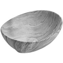 Mexen Elza stalviršinė kriauklė 40 x 33 cm, pilka akmens - 21014096