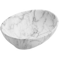 Mexen Elza antstalinis praustuvas 40 x 33 cm, baltas akmuo - 21014094