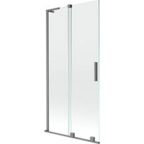 Mexen Velar L 2 dalių slenkantis dušo ekranas 95 x 150 cm, permatomas, tamsus metalas - 896-095-003-01-95