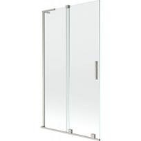 Mexen Velar L dvivietis dušo ekranas 100 x 150 cm, skaidrus, šlifuotas nikelis - 896-100-003-01-97