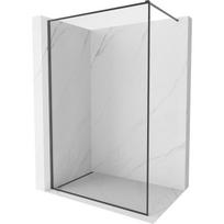 Mexen Kioto-F dušo sienelė Walk-in su rėmeliu 155 x 202 cm, skaidri 8 mm, šlifuota ginklo pilka - 800-155-104-66-00