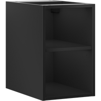 Mexen Box-A Atvira spintelė su 30 cm lentyna, matinė juoda - 91AX2-0300-470-0-71
