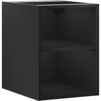 Mexen Box-A atvira spintelė su lentyna 35 cm, juoda matinė - 91AX2-0350-470-0-71