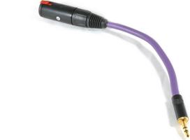 Kabel Melodika Jack 3.5mm - Jack 6.3mm 0.2m fioletowy | 05907609002488 | 05907609002488