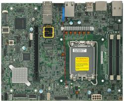 Super Micro Supermicro Mainboard X14SAV-TLN4F Flex-ATX Sockel 1851 Single | MBD-X14SAV-TLN4F