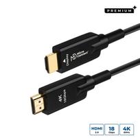 MicroConnect Premium Optic HDMI Cable 50m Armored HDMI 2.0 4K 60Hz,18Gbp